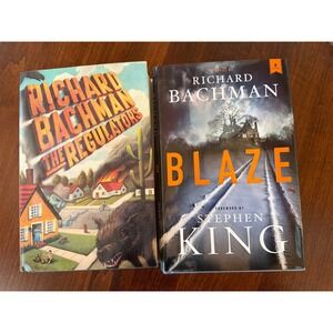 Richard Bachman Stephen King Hardcover Book Lot The Regulators Blaze BCE Books